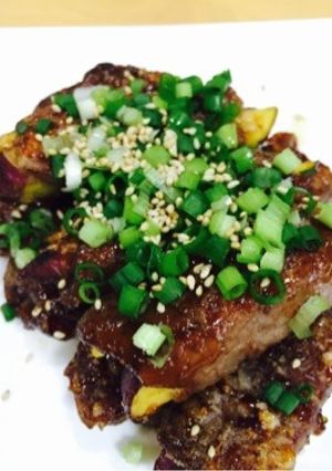 中華風さつまいもの肉巻き-レシピのメイン写真