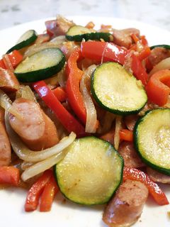 簡単!野菜とウィンナーのカレー炒め-レシピのメイン写真