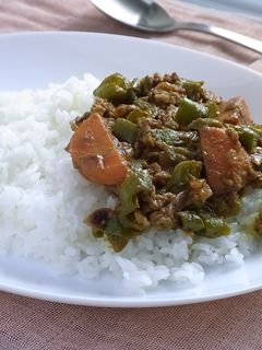 ピーマンでかんたんドライカレー-レシピのメイン写真