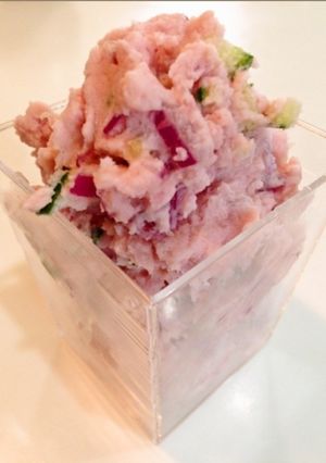 簡単デリ風ももいろの味噌ポテトサラダ-レシピのメイン写真