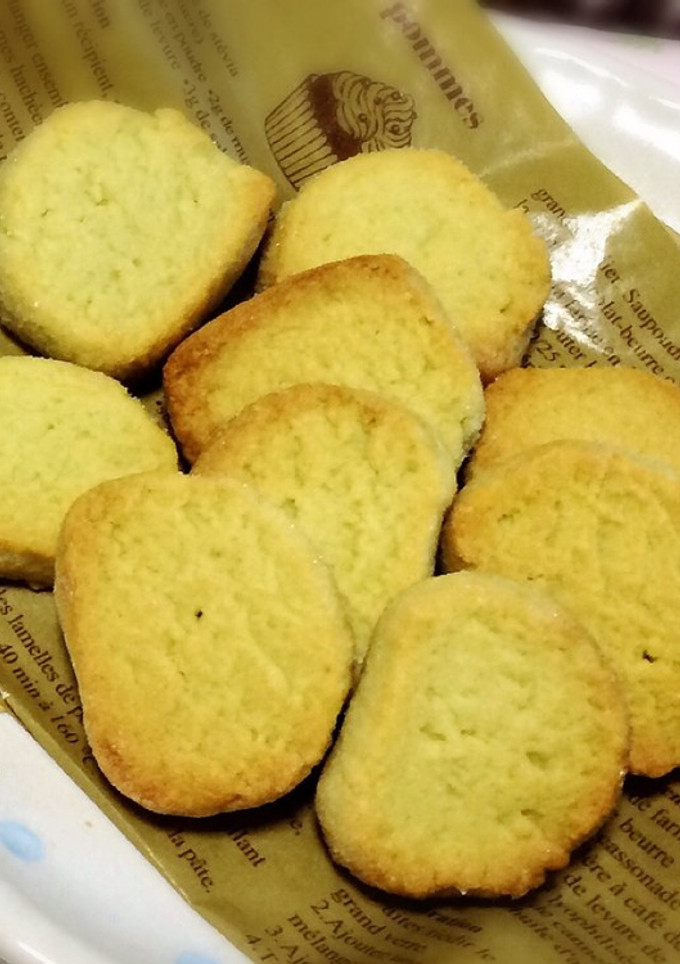 卵不使用☆サクサク抹茶クッキー-レシピのメイン写真