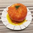 トマトと温泉たまごのチーズ焼き
