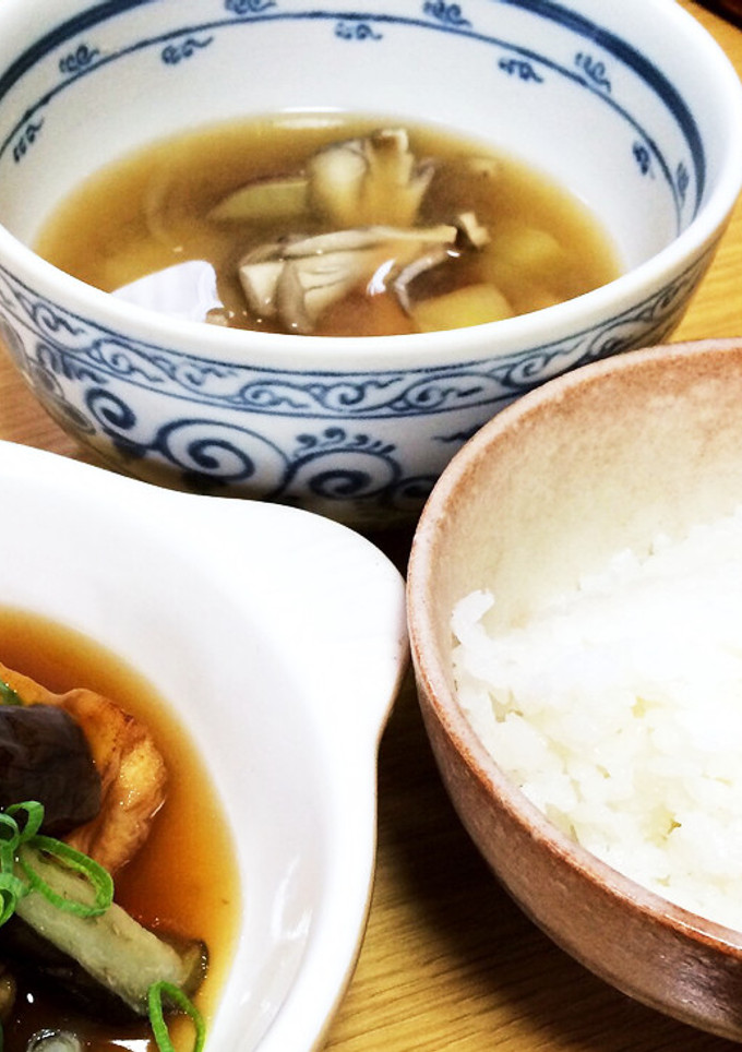 さつまいもと舞茸の味噌汁-レシピのメイン写真