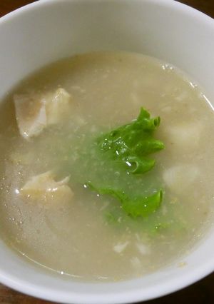 簡単♪温まる参鶏湯風スープ(´・ω・｀)-レシピのメイン写真