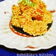 海老のあられ揚げ*黒胡麻味噌