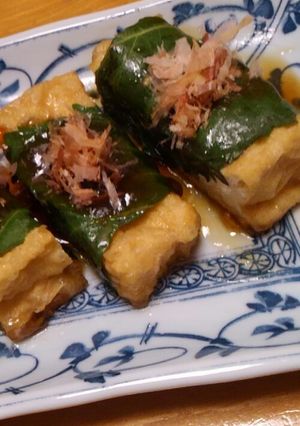 大分産大葉を使って簡単☆厚揚げの大葉巻き-レシピのメイン写真