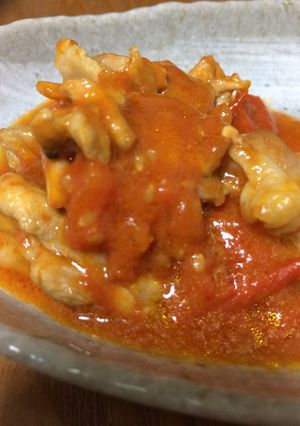 ミニトマトで☆チキンのトマト煮込み-レシピのメイン写真
