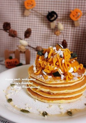 かぼちゃのモンブランぱんけーき＊-レシピのメイン写真
