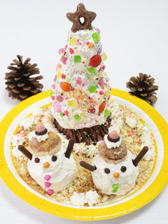 子どもと作ろう!クリスマスツリーケーキ-レシピのメイン写真