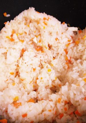 鳥肉とにんじんの炊き込みご飯-レシピのメイン写真