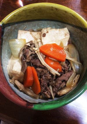 お豆腐と牛肉の甘醤油煮-レシピのメイン写真