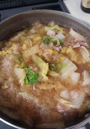 白菜と豚肉のみぞれ煮-レシピのメイン写真