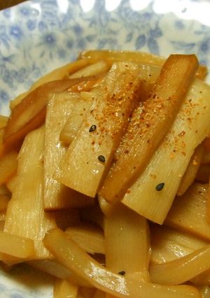 【めんつゆ】でつきこんとメンマの炒め煮♪-レシピのメイン写真