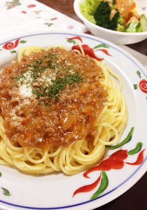 おかあさんのミートソーススパゲッティ-レシピのメイン写真