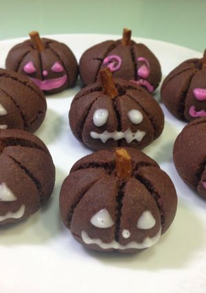 ハロウィン☆ブラックココアクッキー-レシピのメイン写真