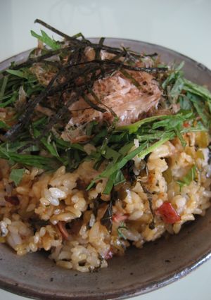 カフェごはん☆高菜チャーハン-レシピのメイン写真