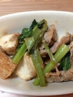 豚肉と厚揚げの味噌炒め-レシピのメイン写真