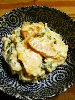柿*春菊*人参de白和え♪FP-レシピのメイン写真