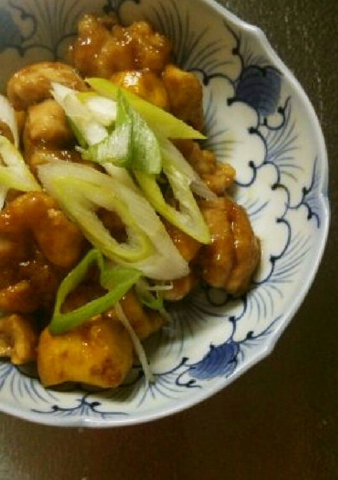 栗と鶏肉の炒めもの-レシピのメイン写真