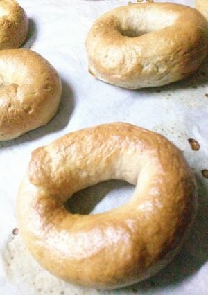 全粒粉でもちもちベーグル♪-レシピのメイン写真