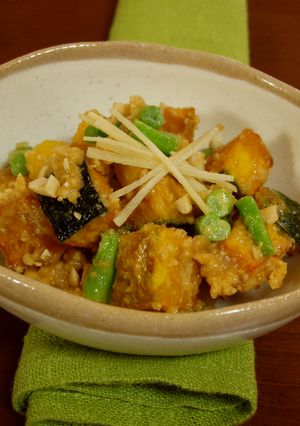 南瓜と栗のナッツ和え-レシピのメイン写真