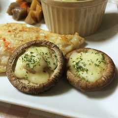 รูปของ 椎茸チーズ焼き