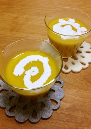 おやこごはん*かぼちゃポタージュ-レシピのメイン写真