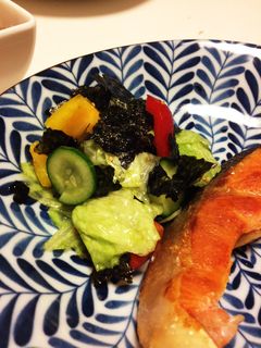 レタスとのりの和風サラダ-レシピのメイン写真