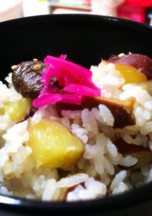 簡単！栗さつまご飯♪-レシピのメイン写真