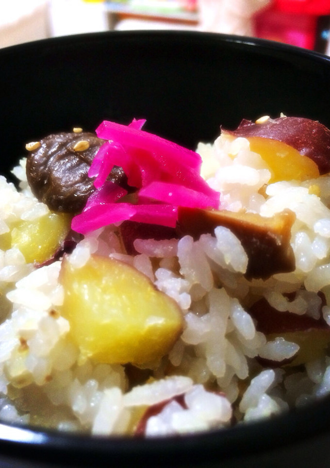 簡単！栗さつまご飯♪-レシピのメイン写真