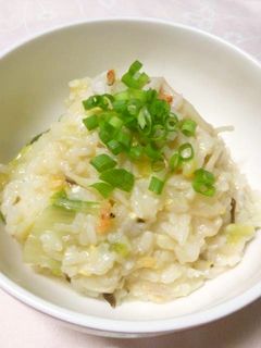 白菜&えのきのおじや-レシピのメイン写真