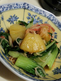 青梗菜とパイン缶の中華炒め-レシピのメイン写真