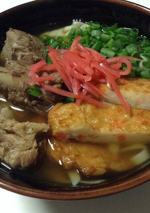 スープから作る本気のソーキソバ-レシピのメイン写真