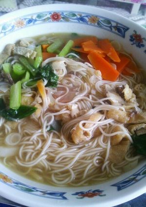 彩りにゅうめん-レシピのメイン写真