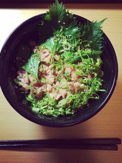 マグロたたき丼-レシピのメイン写真