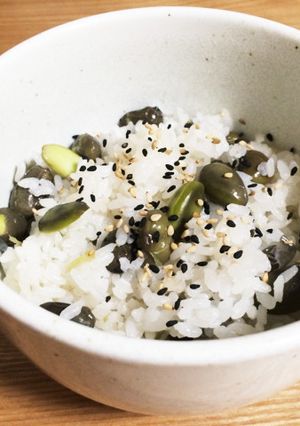 今が旬！もちもち黒枝豆ご飯♪-レシピのメイン写真