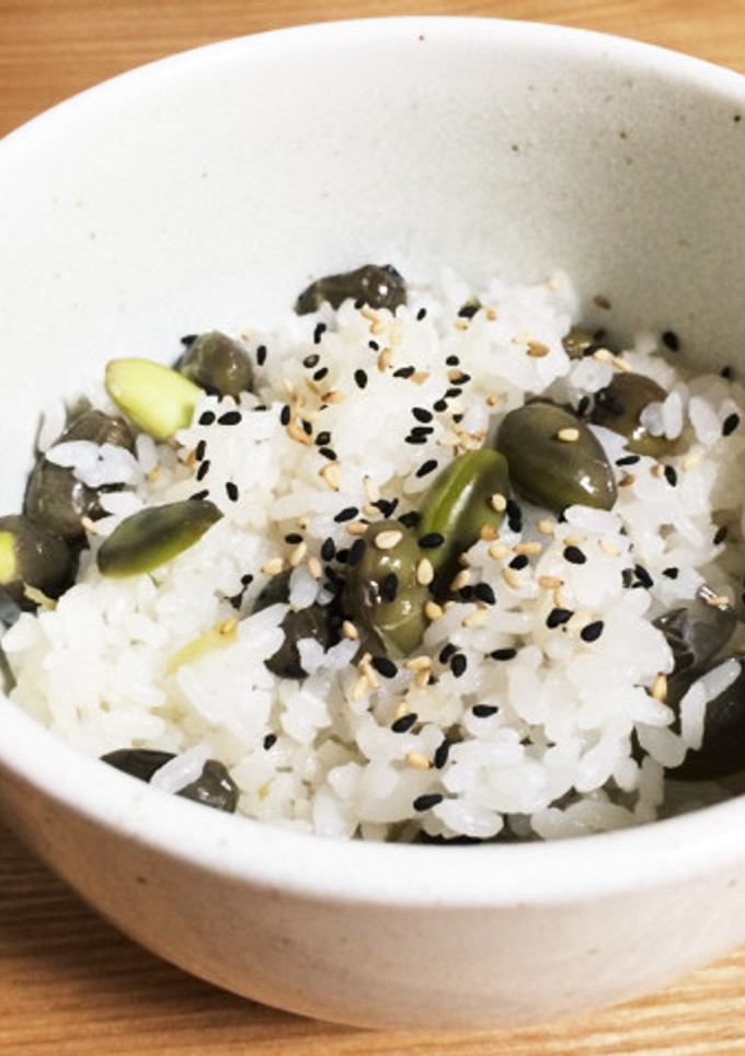 今が旬！もちもち黒枝豆ご飯♪-レシピのメイン写真
