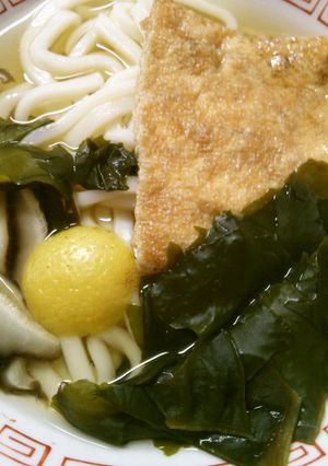 ランチに♪ 簡単 絶品！ きつねうどん！-レシピのメイン写真