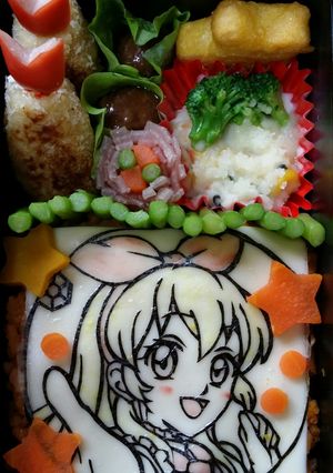 アイカツ キャラ弁-レシピのメイン写真