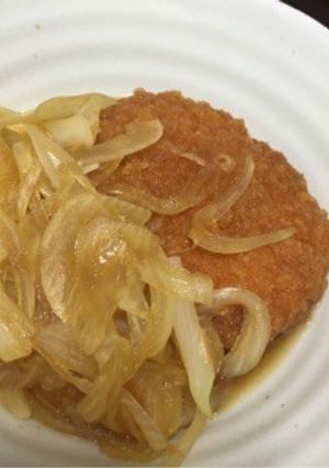 簡単10分美味しいコロッケ丼！-レシピのメイン写真