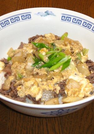 牛玉子丼 (他人丼?)-レシピのメイン写真