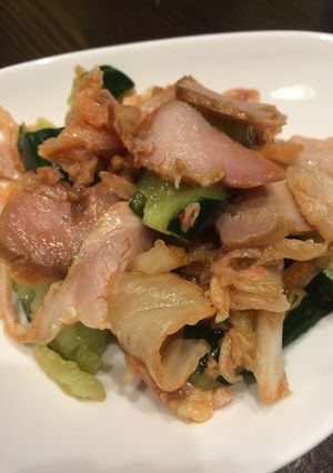 焼豚ときゅうり☆キムチの和え物-レシピのメイン写真