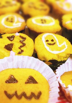 カボチャのカップケーキ-レシピのメイン写真