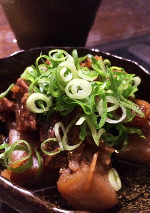 マイヤー電子レンジ圧力鍋で簡単牛スジ煮込-レシピのメイン写真