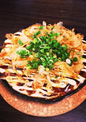 スキレットで！ふわとろ山芋鉄板！-レシピのメイン写真
