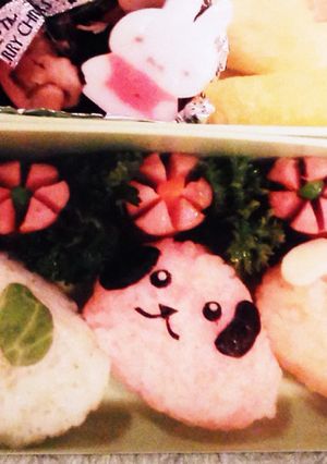 キャラ弁♡とっても簡単な豆しば弁当！-レシピのメイン写真
