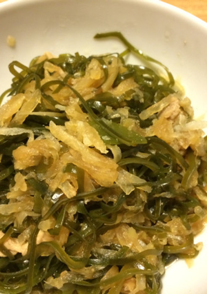 沖縄料理くぶいりちー（切り昆布の炒め物）-レシピのメイン写真