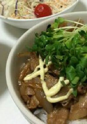 豚バラ丼-レシピのメイン写真
