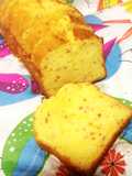 イチゴとホワイトチョコのパウンドケーキ