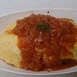 トマトソースのオムライス